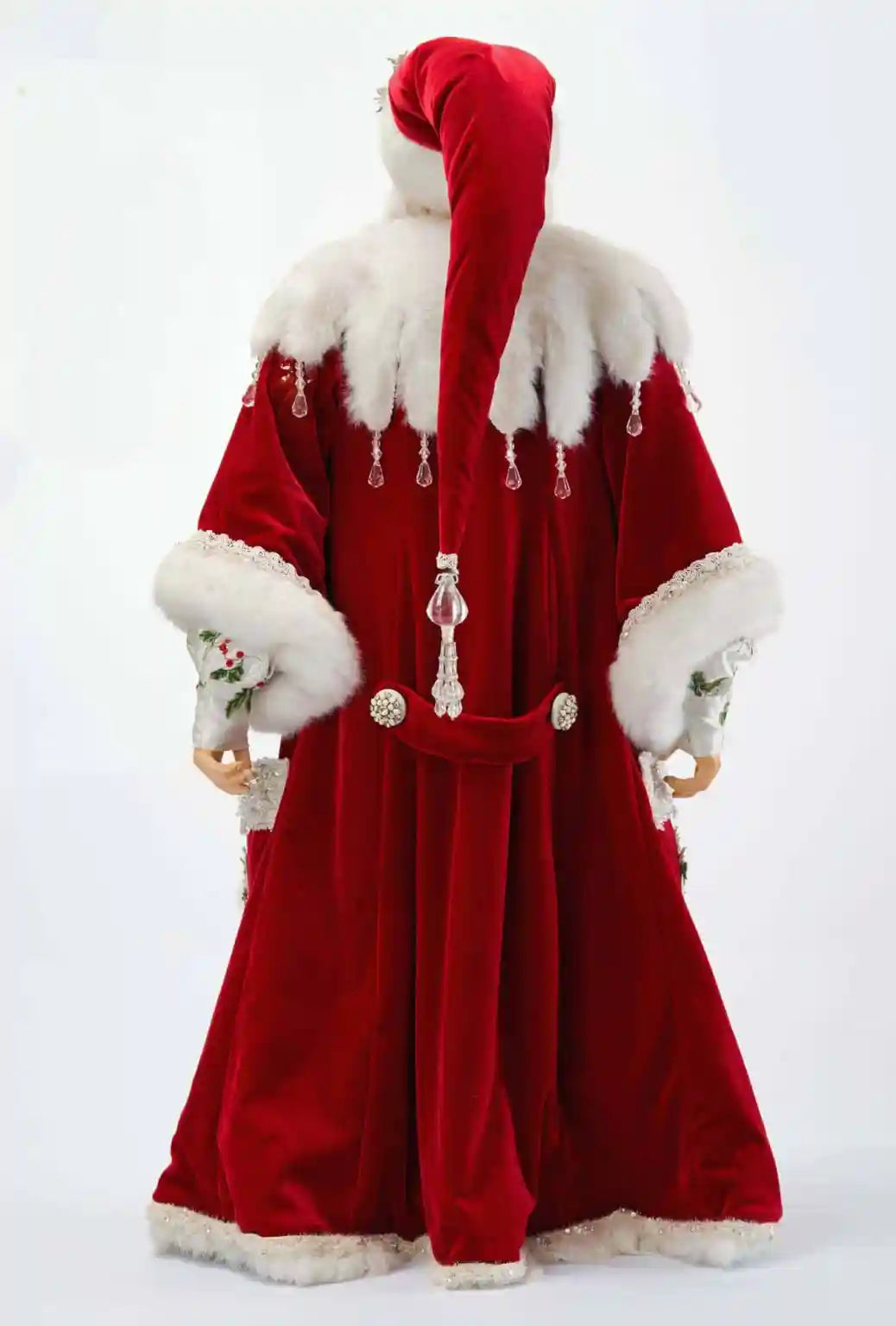 Katherine's Collection Snow Day Santa Doll 32-Inch