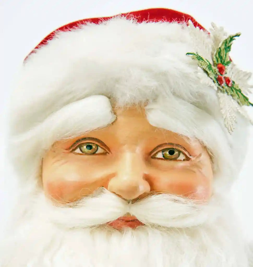 Katherine's Collection Snow Day Santa Doll 32-Inch