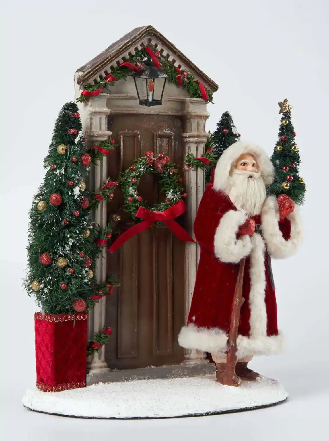 Katherine's Collection Yuletide Santa In Scene