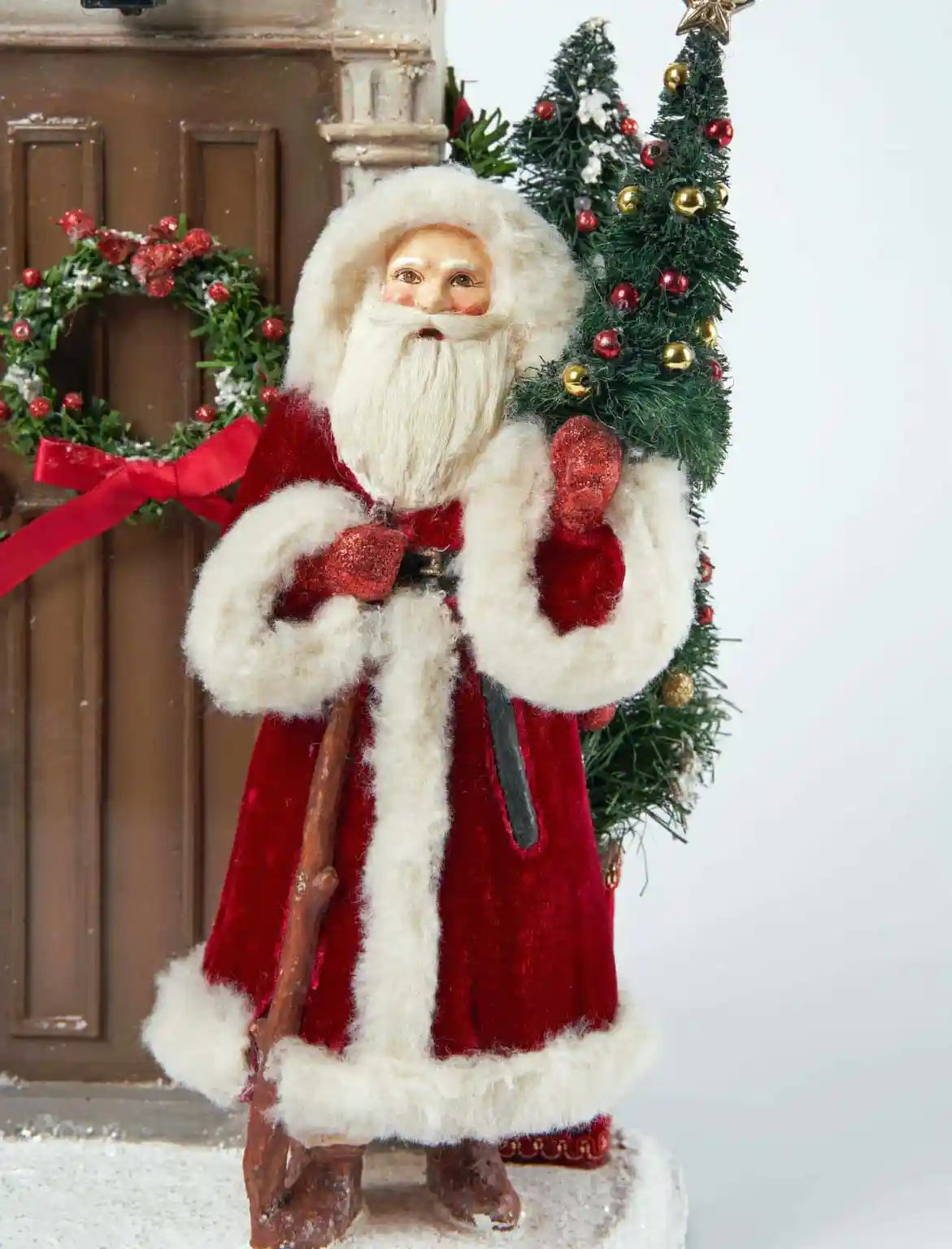 Katherine's Collection Yuletide Santa In Scene