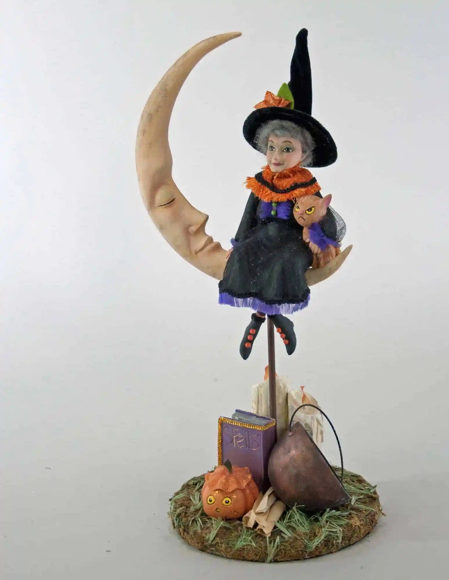 Katherine's Collection Witch on Moon Tabletop