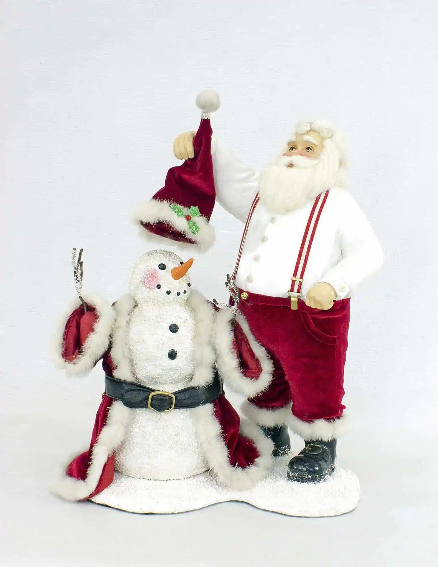 Katherine's Collection Santa And Snowman Tabletop