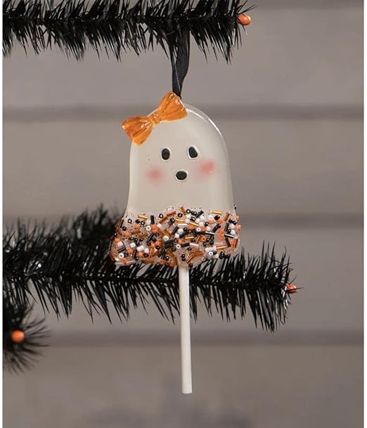 Bethany Lowe Ghostie Girl Lollipop Ornament