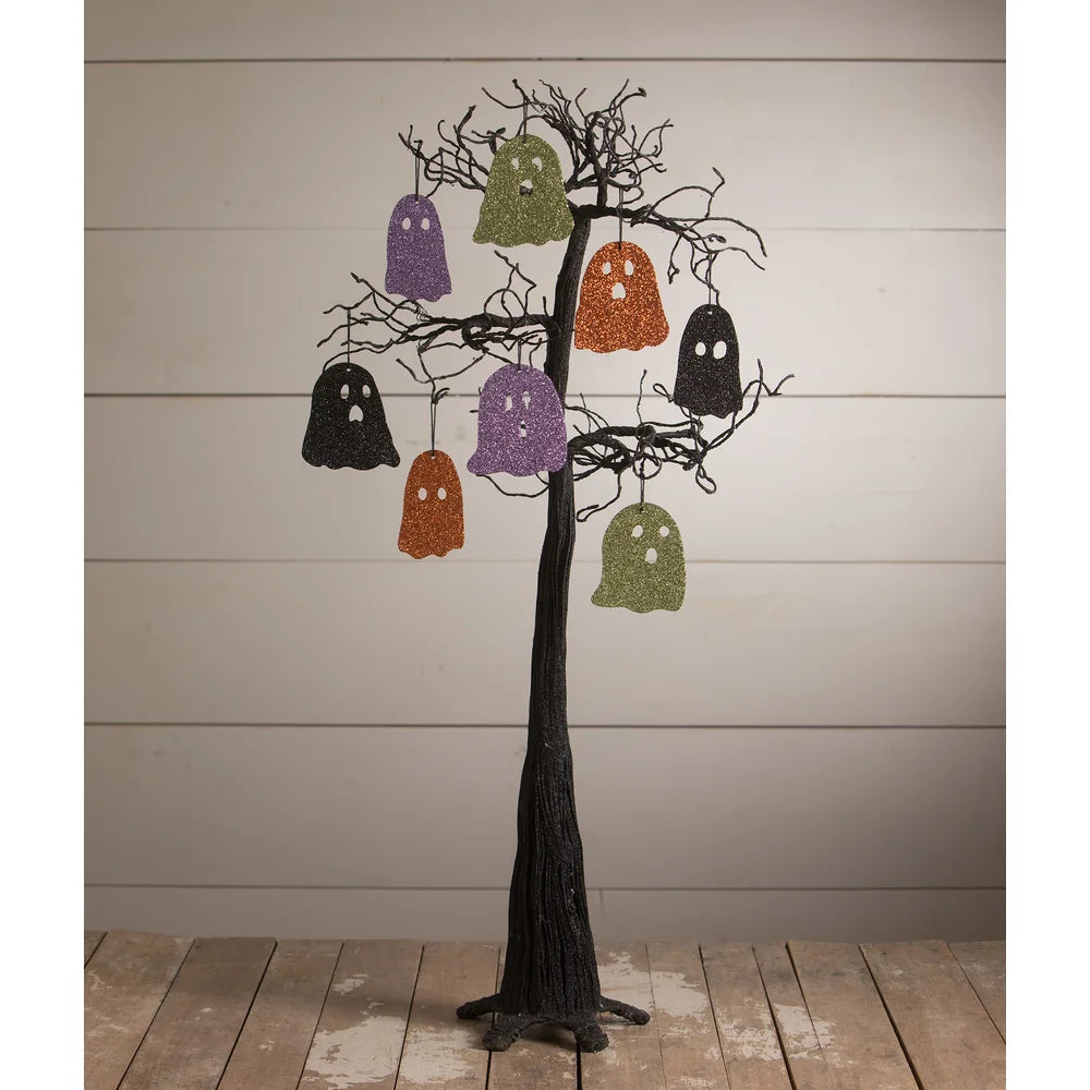 Bethany Lowe Ghostie Boo's Ornaments Set/8