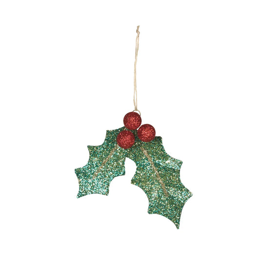 Bethany Lowe Holly Leaf Ornament